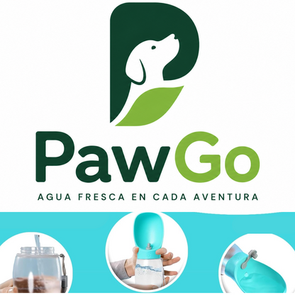 Botella de agua para perros 300ML 3 colores