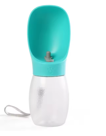 Botella de agua para perros 300ML 3 colores